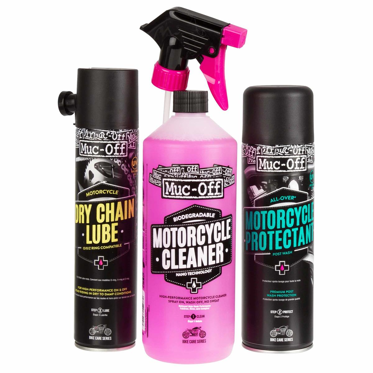 Muc-Off Motorcycle clean protect set  3 pieces