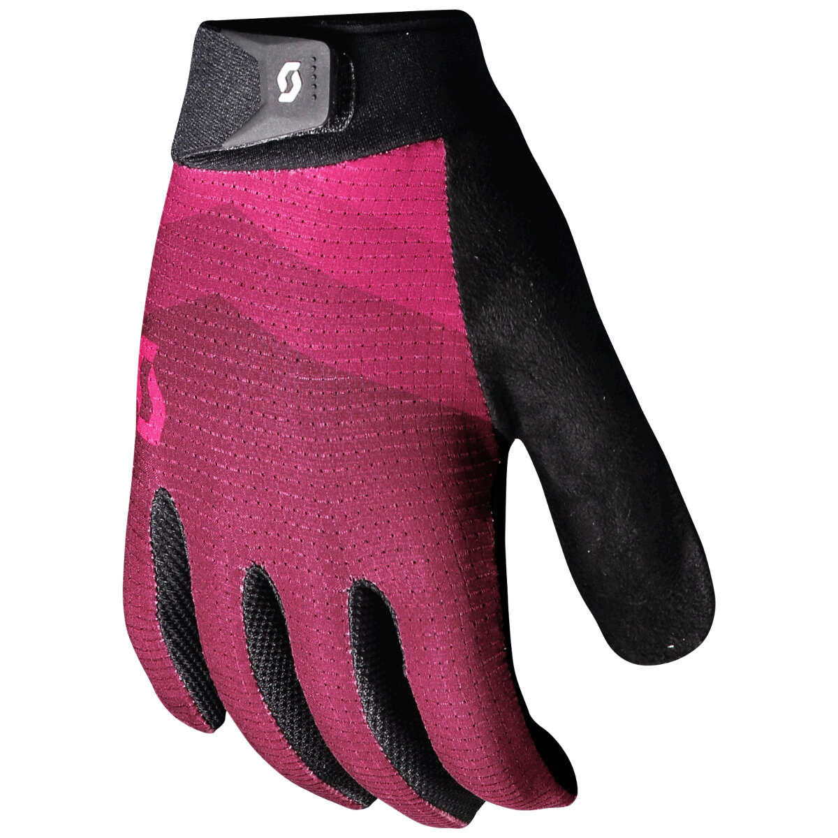 Scott Girls Gloves Essential Tibetan Red/Azalea Pink