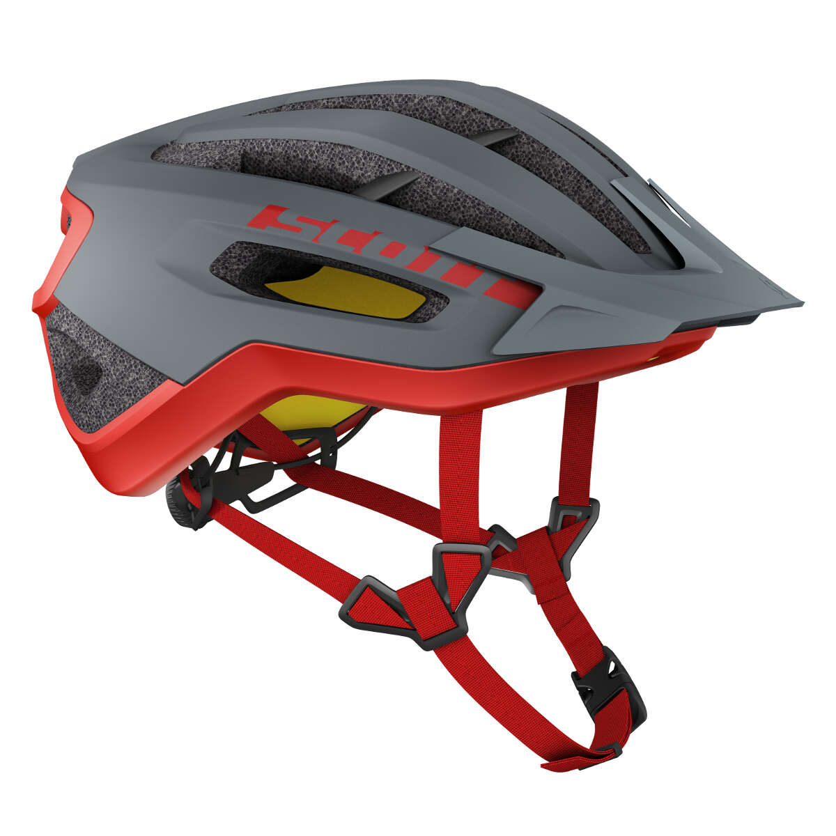 Scott Trail-MTB Helm Fuga Plus Rev Grau/Rot