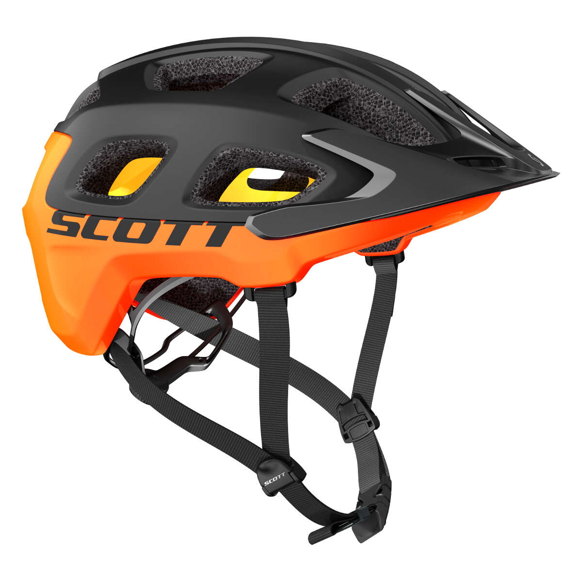 Scott Enduro MTB-Helm Vivo Plus Schwarz/Orange Flash