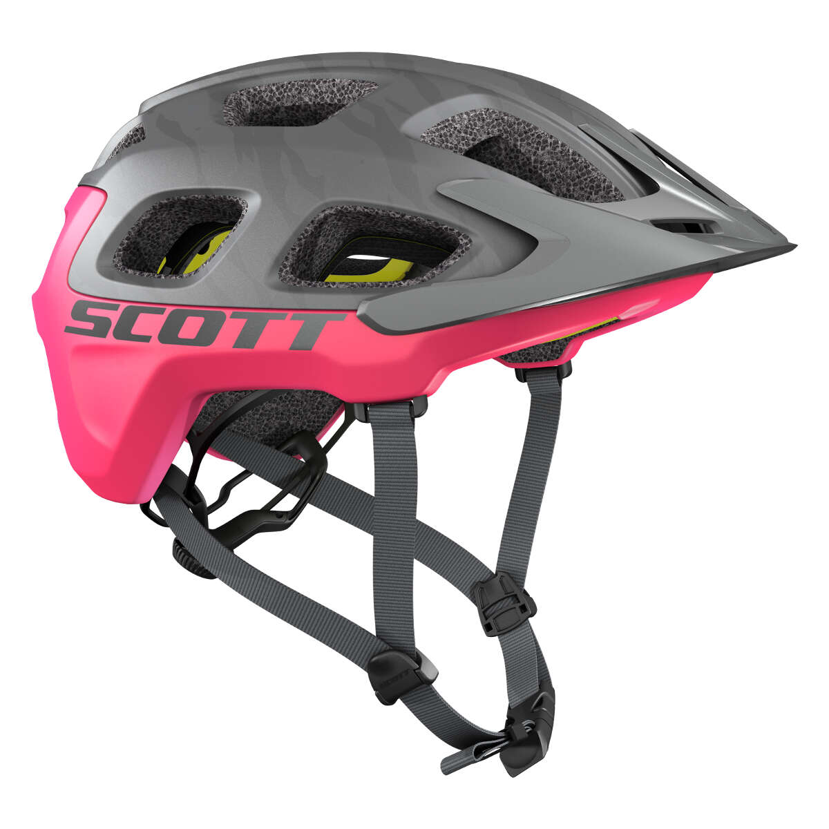 Scott Enduro MTB-Helm Vivo Plus Dunkelgrau/Pink