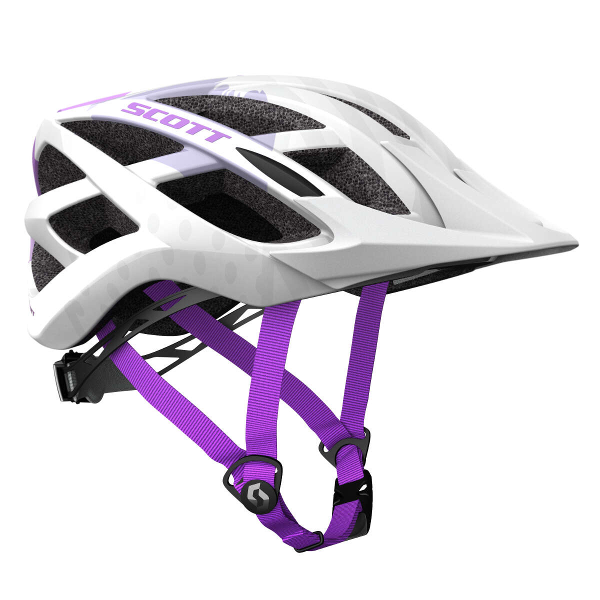 Scott Kids Trail MTB Helmet Spunto White/Purple