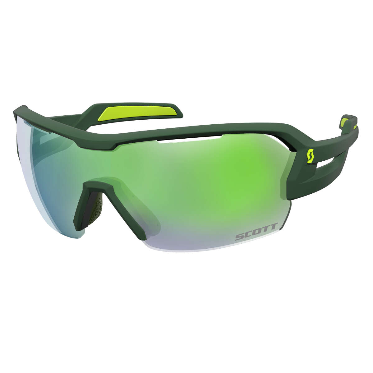 Scott Sport Glasses Spur Green/Yellow - Green Chrome