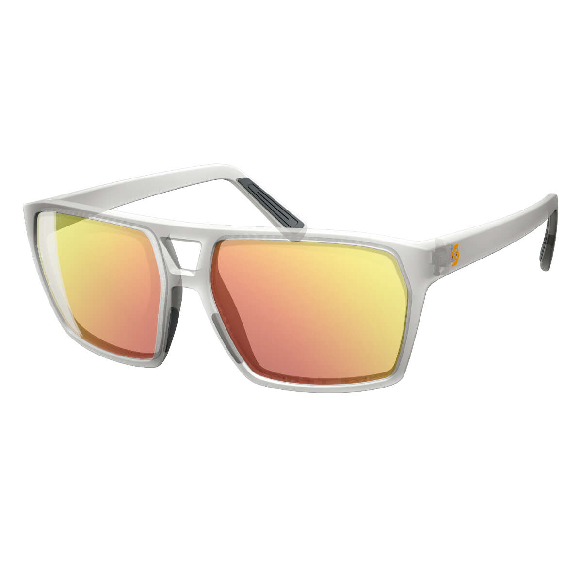 Scott Sunglasses Tune Grey Translucent - Red Chrome