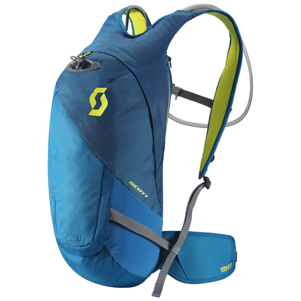 Scott Backpack with Hydration System Compartment, 12 Liter Perform HY 12 Seaport Blue/Sulphur Yellow