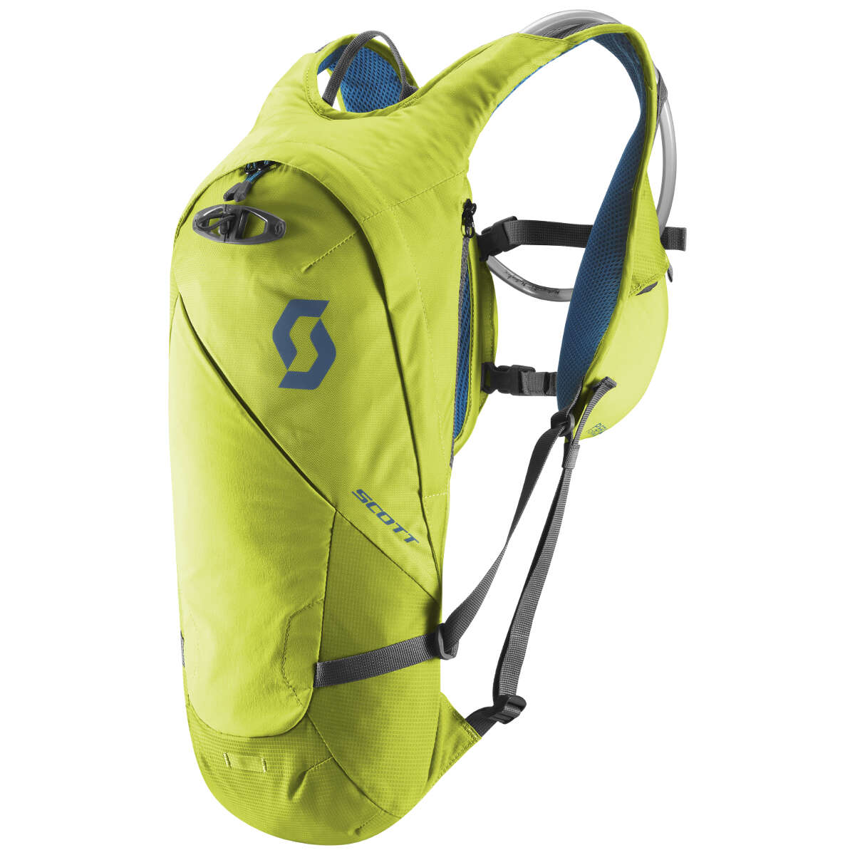 Scott Backpack with Hydration System Compartment, 6 Liter Perform HY 6 Sulphur Yellow/Seaport Blue