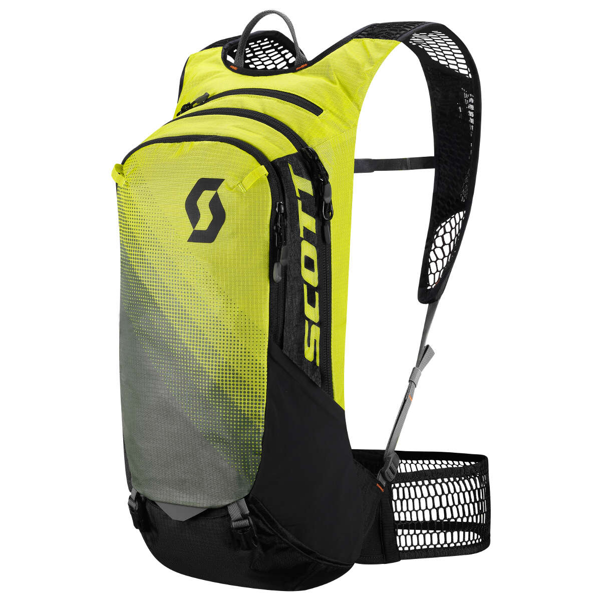 Scott Protector Backpack, 12 Liter Trail Protect EVO FR 12 Sulphur Yellow/Caviar Black