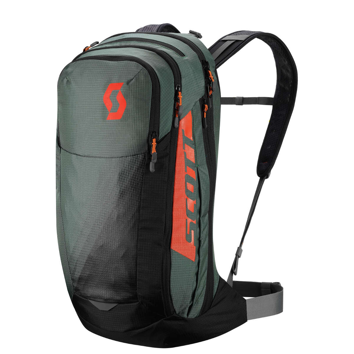 Scott Hydration Pack, 24 Liter Trail Rocket EVO FR 24 Dark Green/Mandarin Orange
