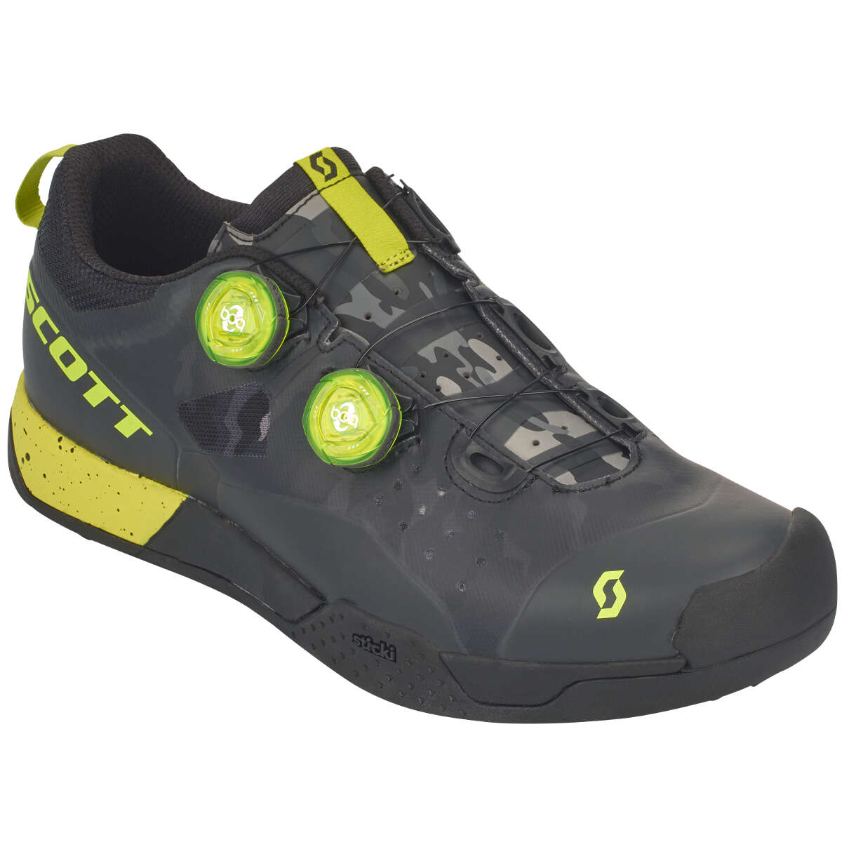 Scott Chaussures VTT MTB AR Boa Clip Black/Sulphur Yellow