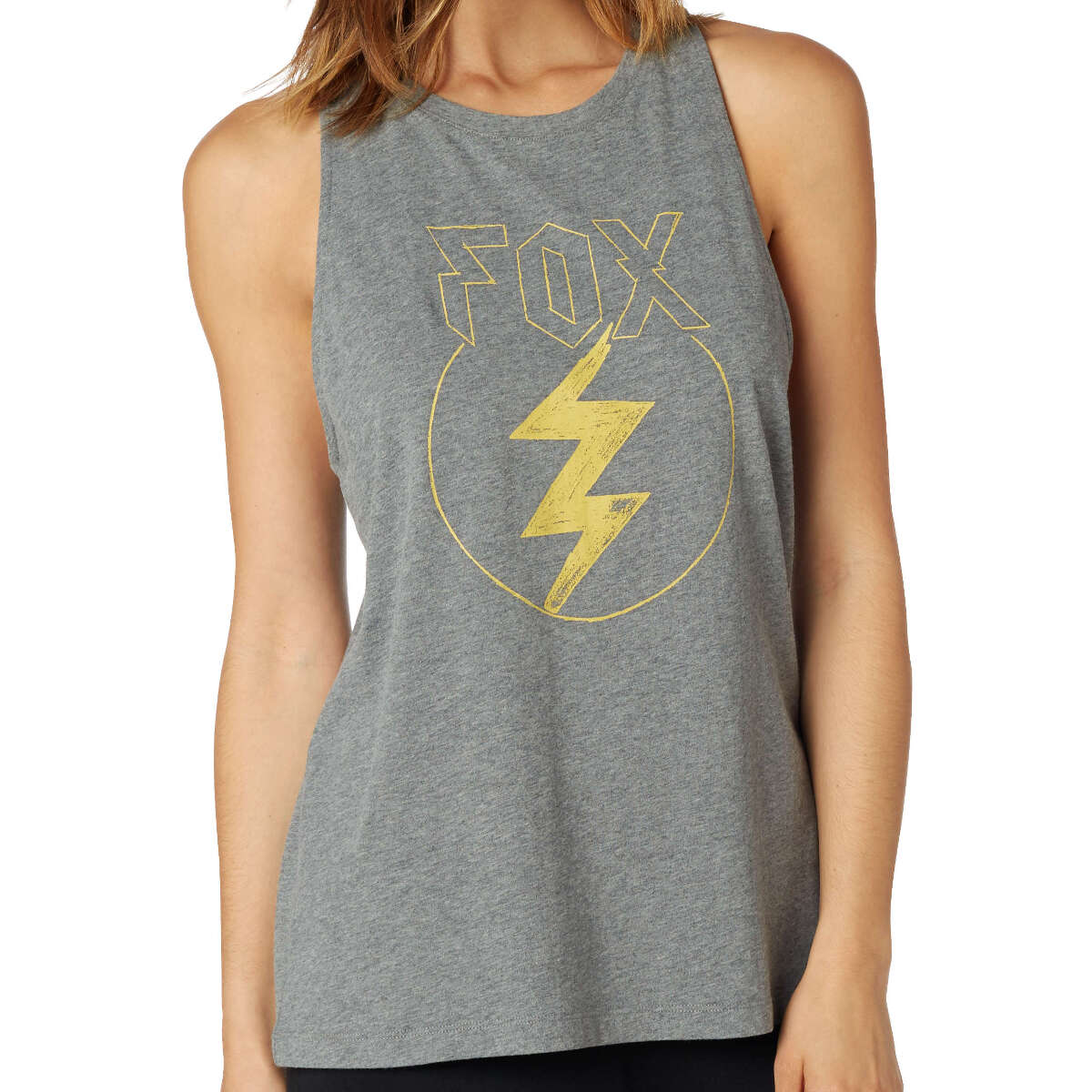 Fox Girls Tank Top Repented Airline Heather Graphite