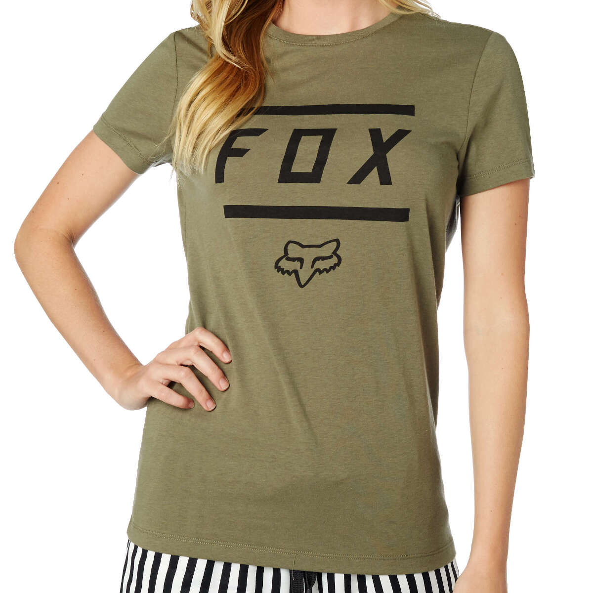 Fox Girls T-Shirt Listless Fatigue Green