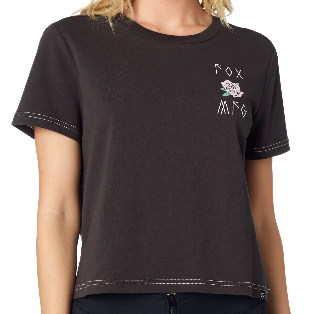 Fox Donna T-Shirt Rosey Vintage Nero