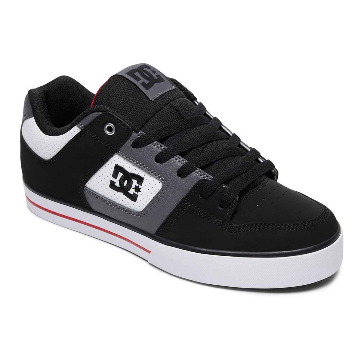 DC Shoes Pure White/Black/Red