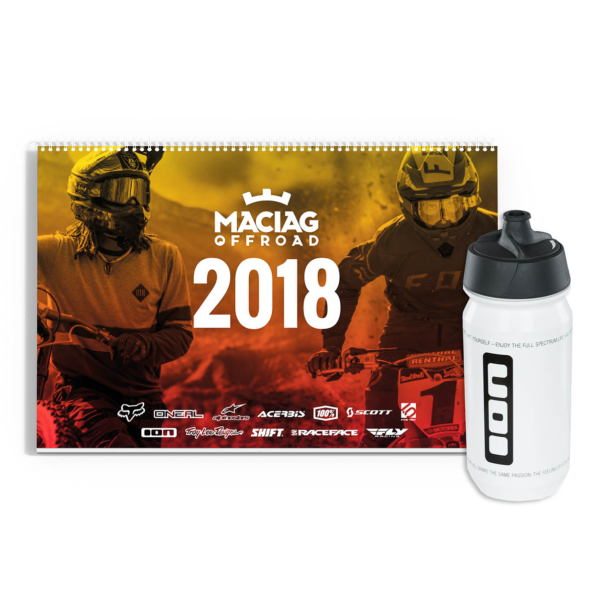 Maciag Offroad Calendario Motocross e Mountainbike incl. bottiglia ION  MX/MTB