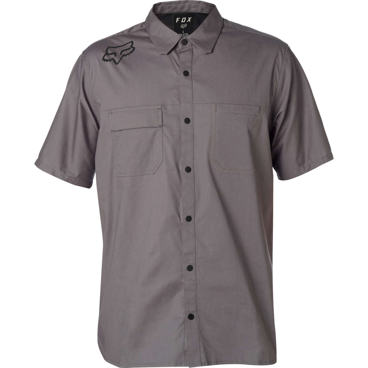 Fox Shirt Short Sleeve Redplate Flexair Dark Grey