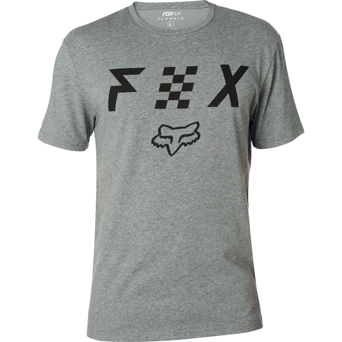 Fox T-Shirt Scrubbed Airline Heather Dark Grey