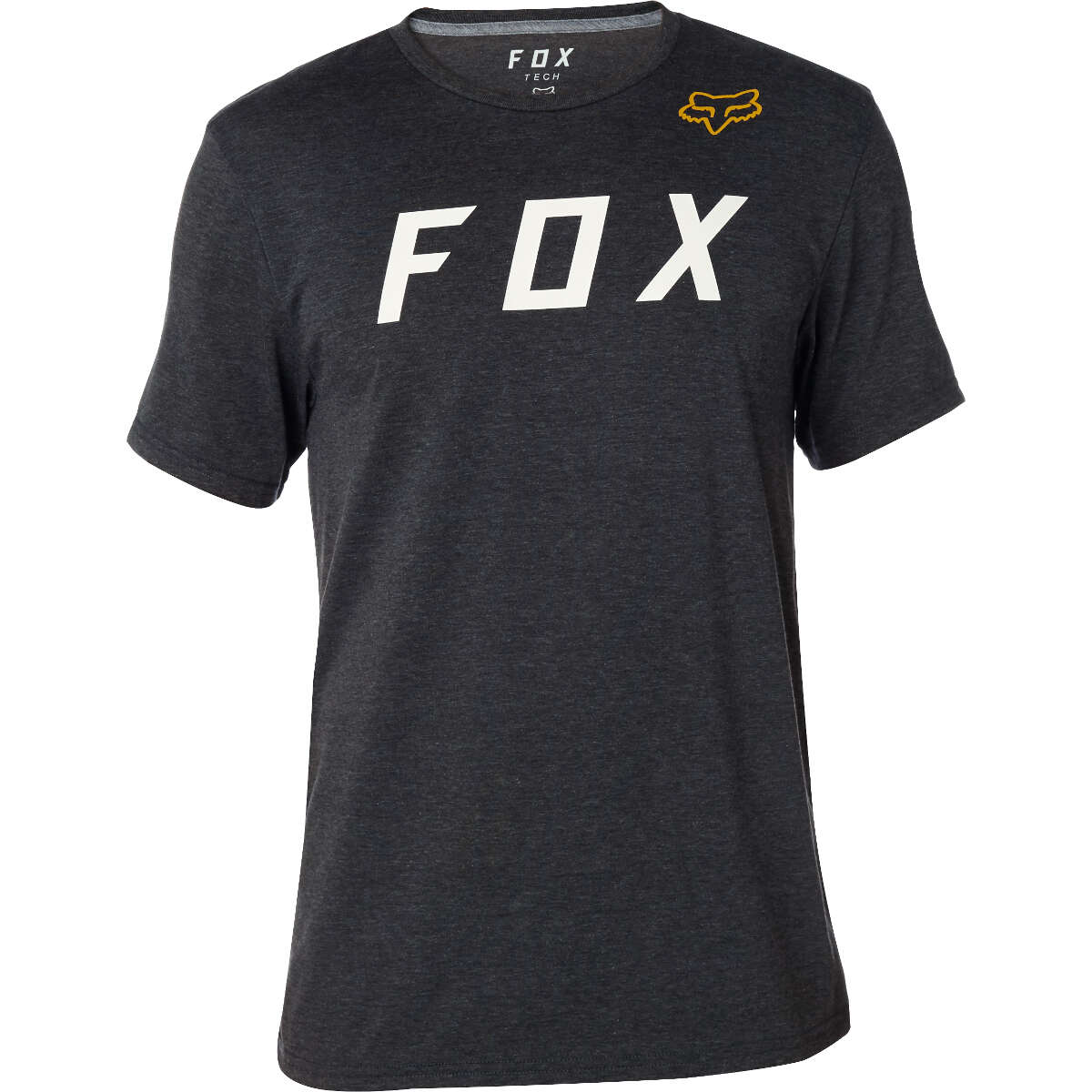 Fox T-Shirt Tech Grizzled Heather Black