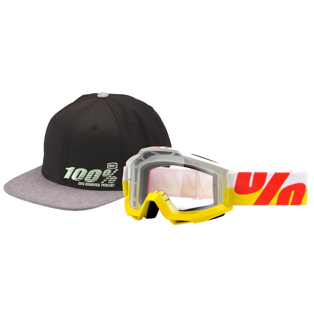 100% Bundle-Offer  Goggle Accuri + Cap Camber Anti-Fog