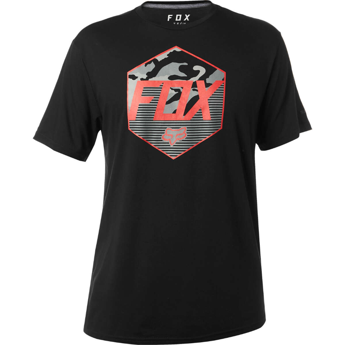 Fox T-Shirt Tech Kaster Black