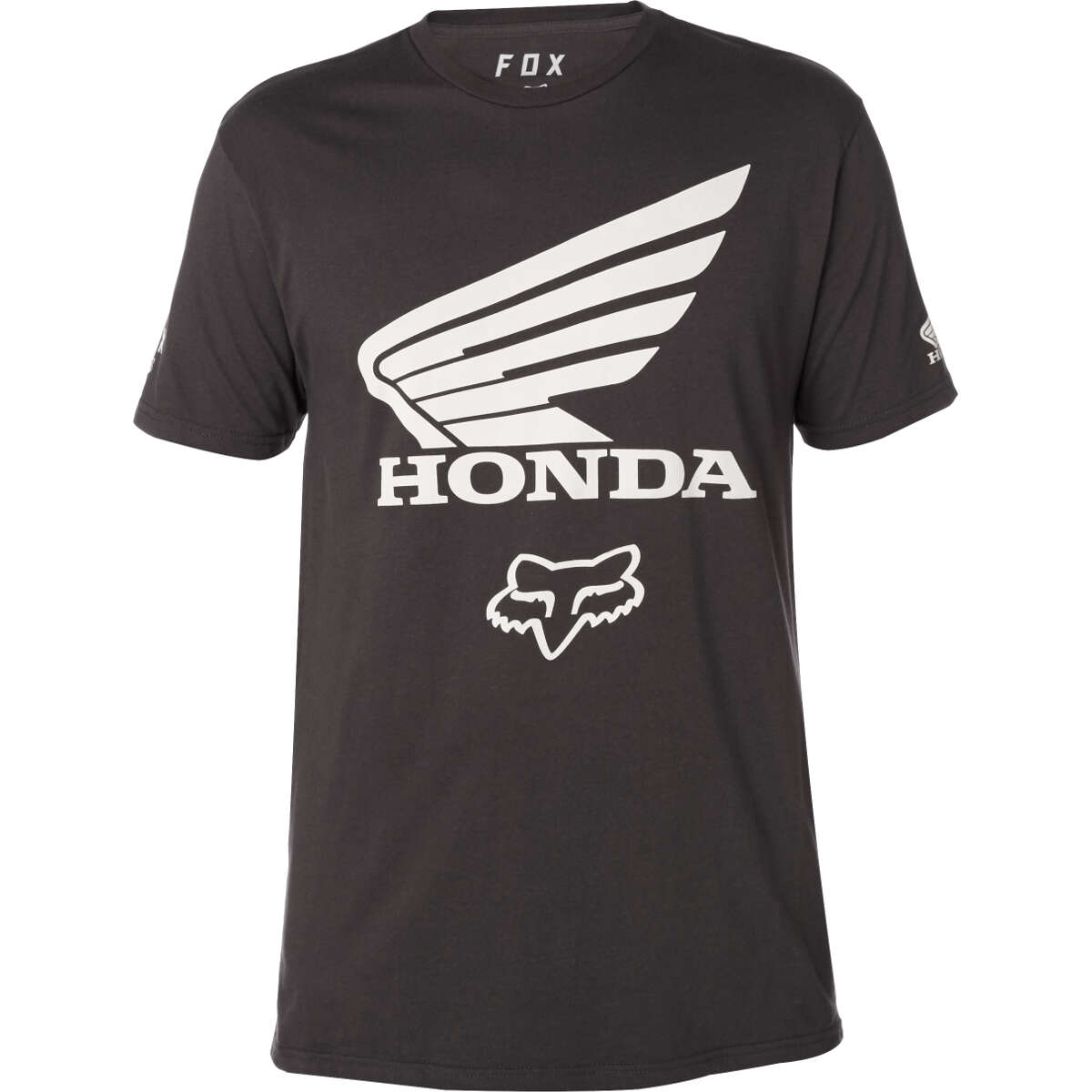 Fox T-Shirt Honda Premium Vintage Schwarz