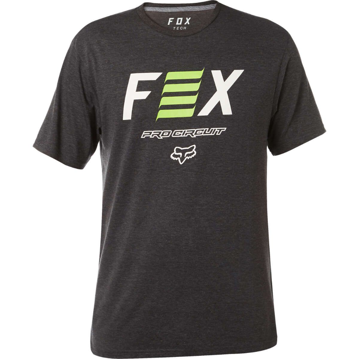 Fox Tech T-Shirt Pro Circuit Schwarz