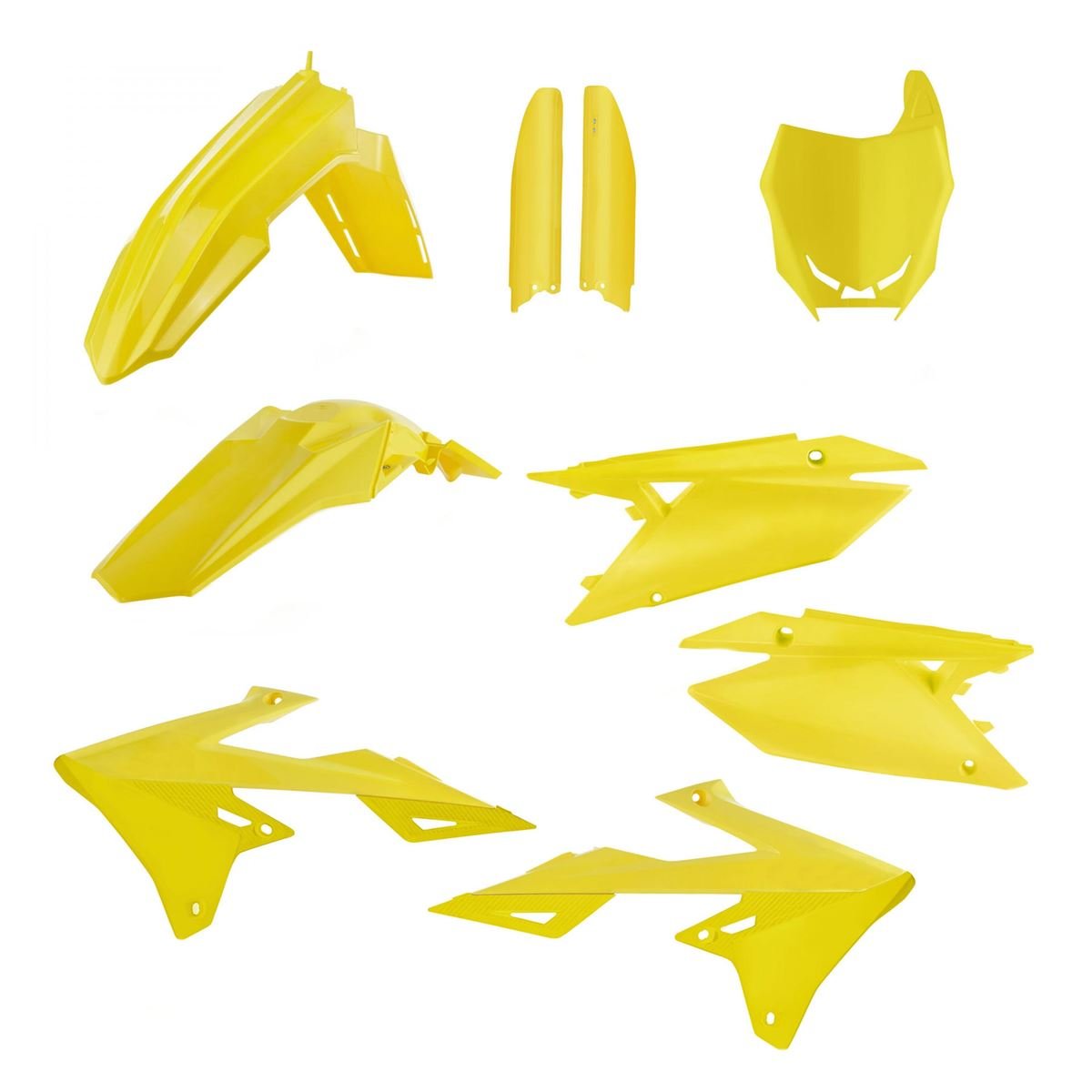 Acerbis Plastic Kit Full-Kit Suzuki RMZ 250 19-, RMZ 450 18-, Yellow