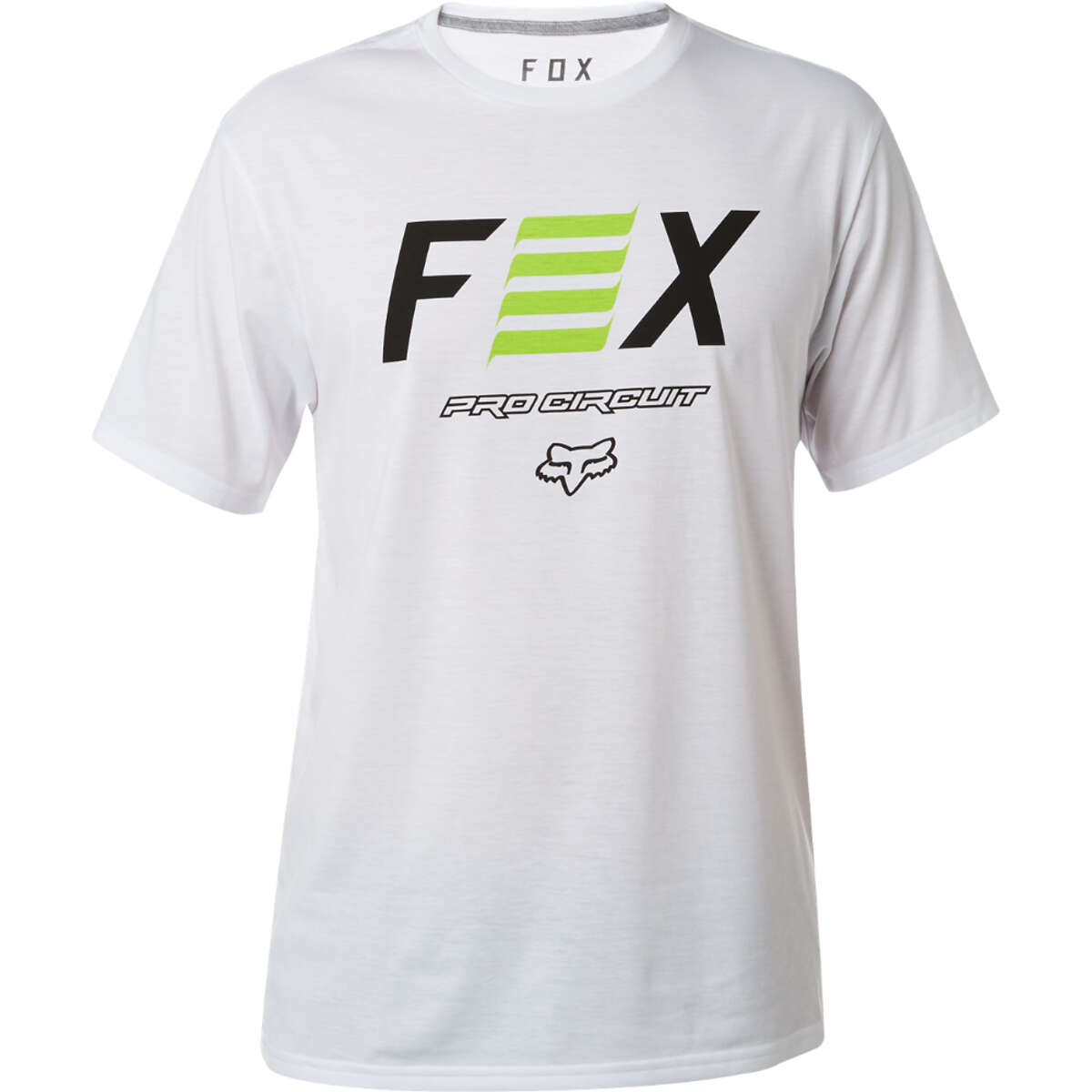 Fox T-Shirt Tech Pro Circuit Optic White