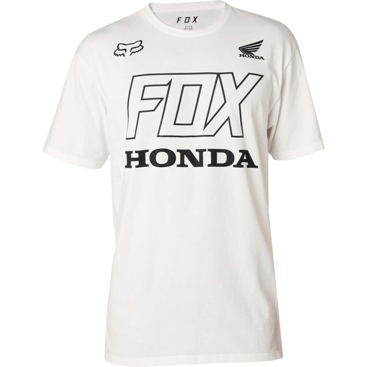 Fox T-Shirt Tech Honda Optic White