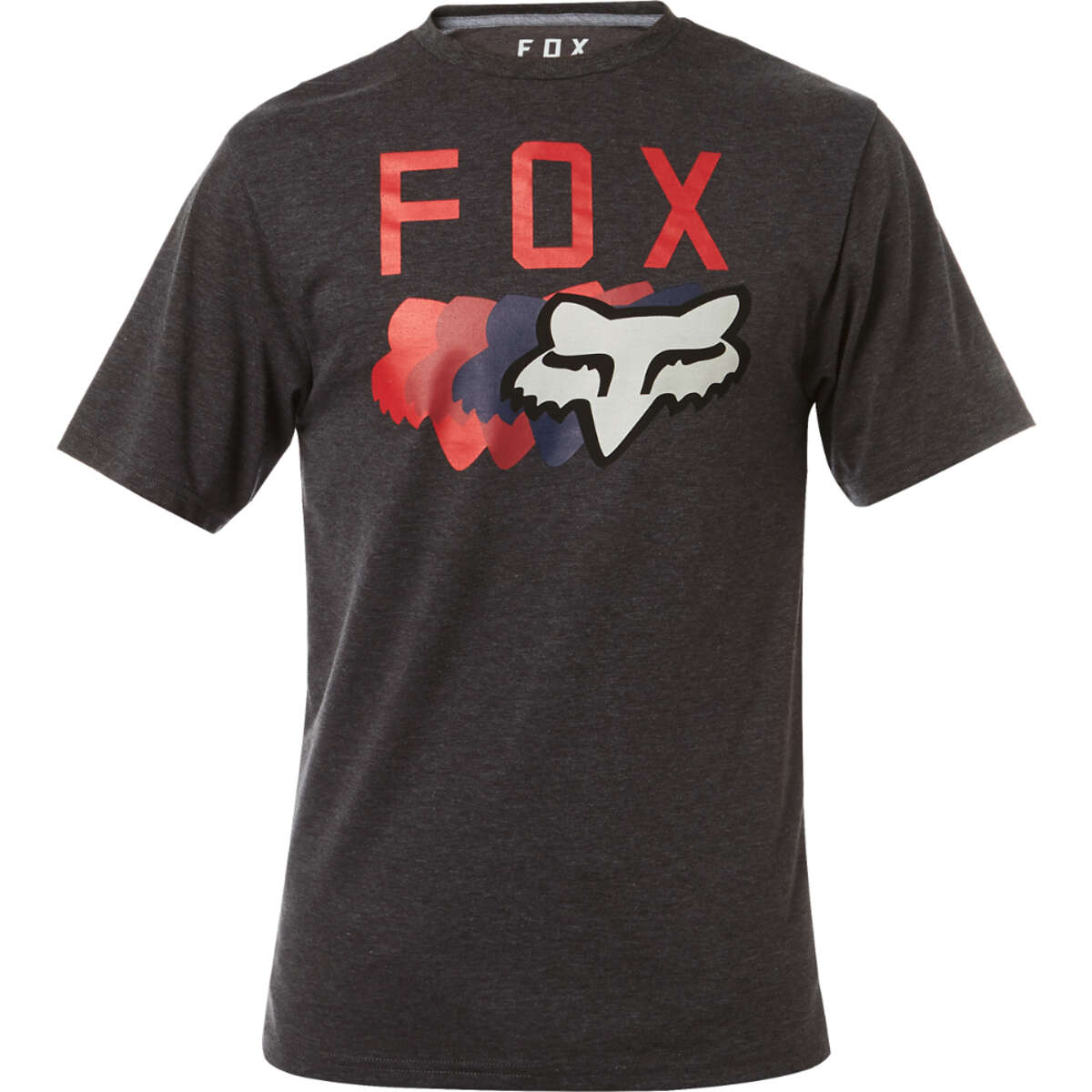 Fox T-Shirt Tech 74 Wins Heather Black