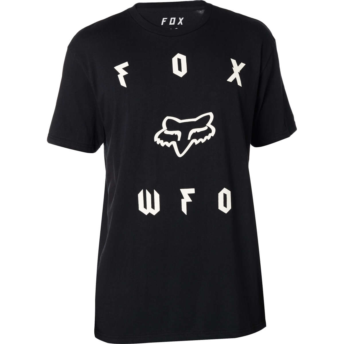 Fox T-Shirt Tech Wide FN Open Heather Black