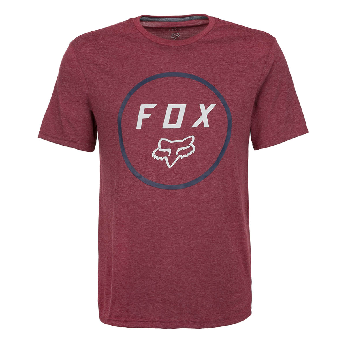Fox Tech T-Shirt Settled Heather Burgundy