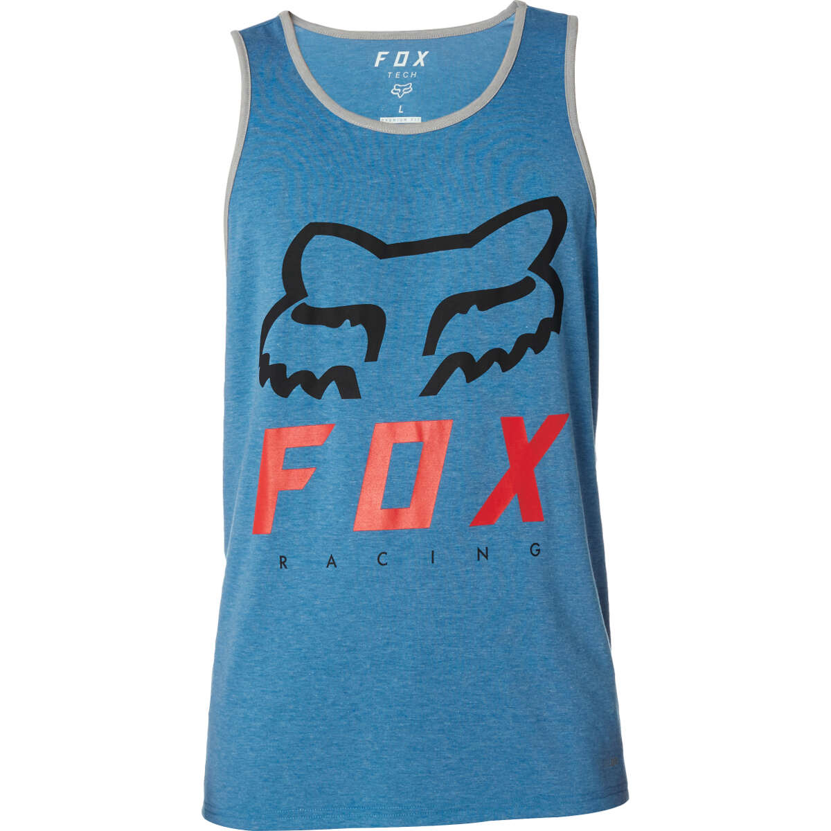 Fox Tech Tank Top Heritage Forger Heather Blue