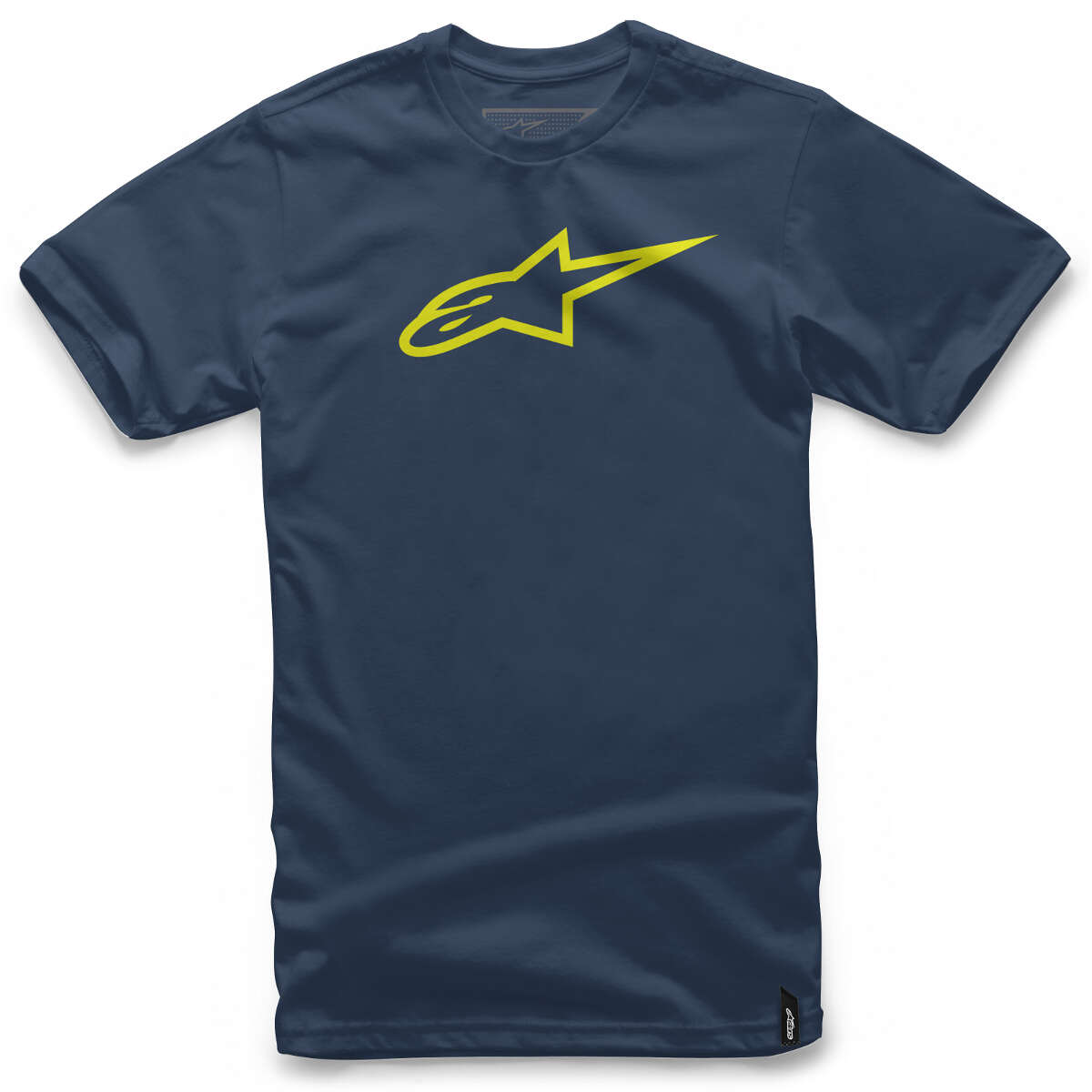 Alpinestars T-Shirt Ageless Navy/HiViz Gelb