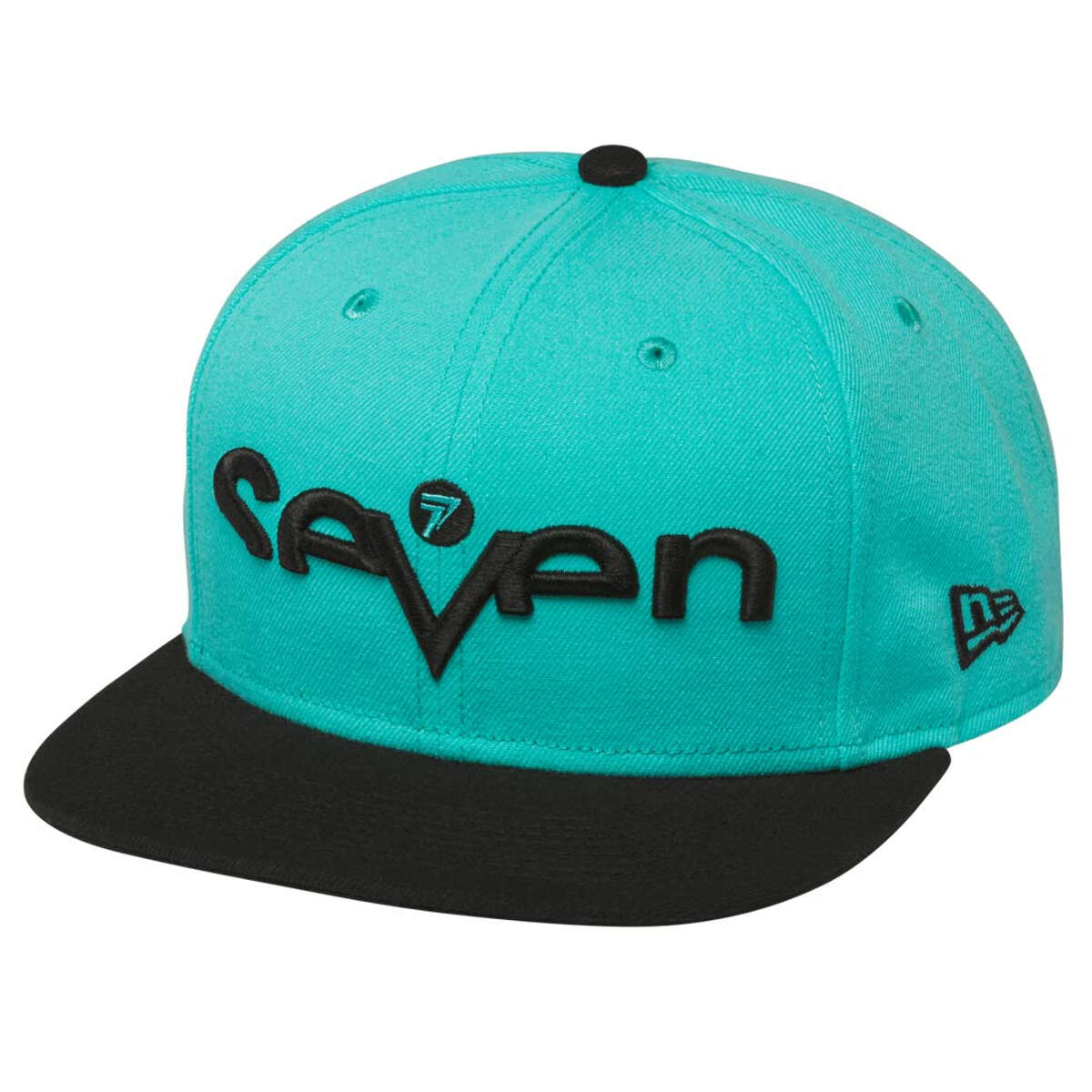 Seven MX Snapback Cap Brand Aqua
