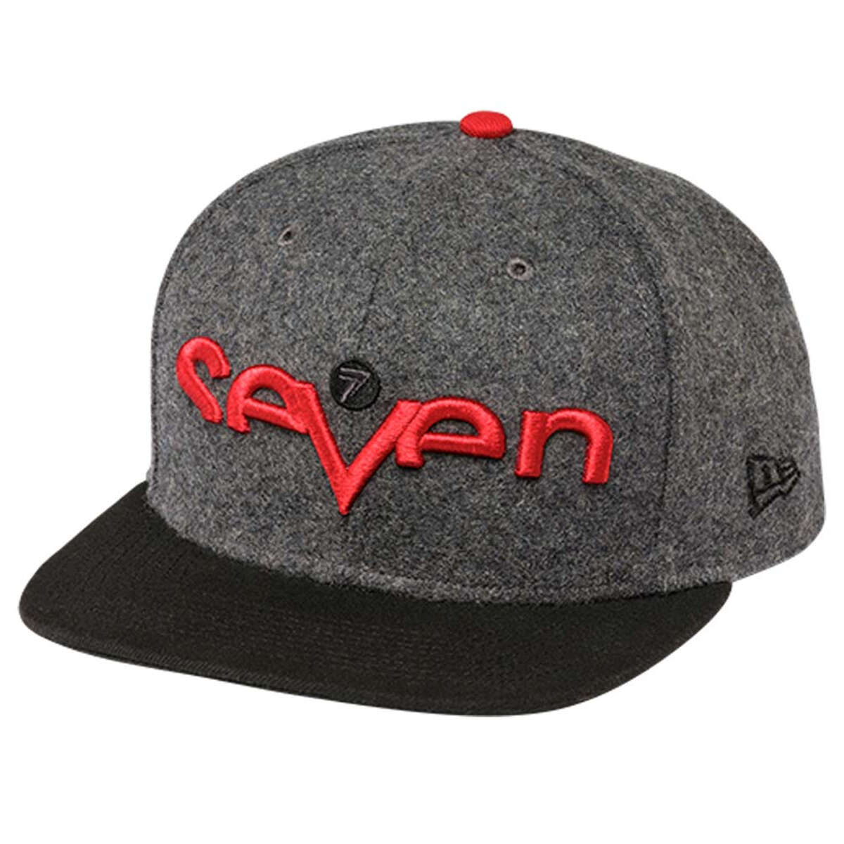 Seven MX Snapback Cap Brand Grau/Rot
