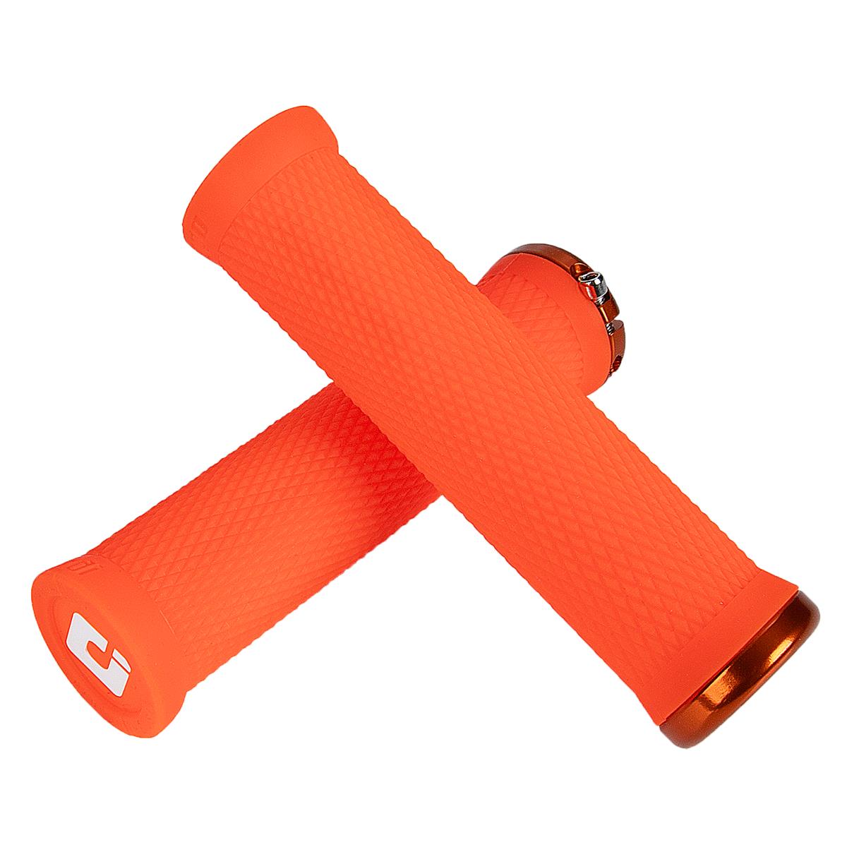 ODI MTB Grips Elite Motion Lock-On Neon Orange - 130 mm