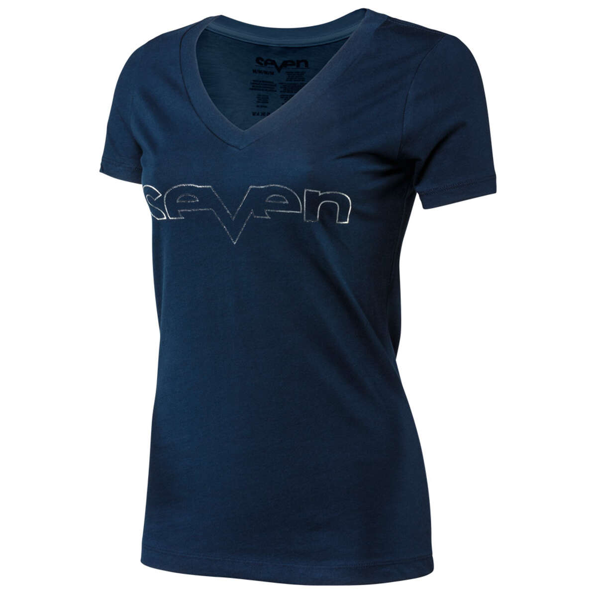 Seven MX Femme T-Shirt Brand Foil Navy