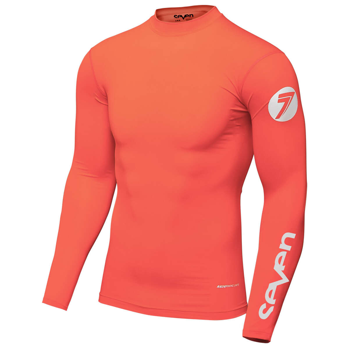 Seven MX Base Layer Top Longsleeve Zero Compression Coral