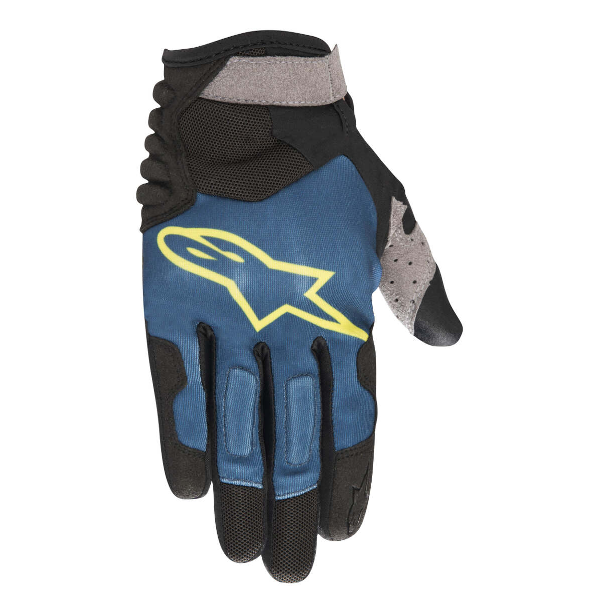 Alpinestars Bike-Handschuhe Linestorm Poseidon Blau/Acid Gelb