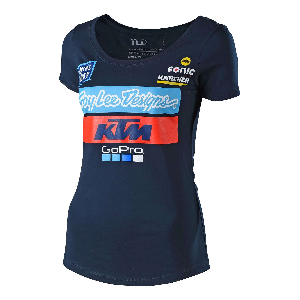 Troy Lee Designs Femme T-Shirt KTM Team Navy