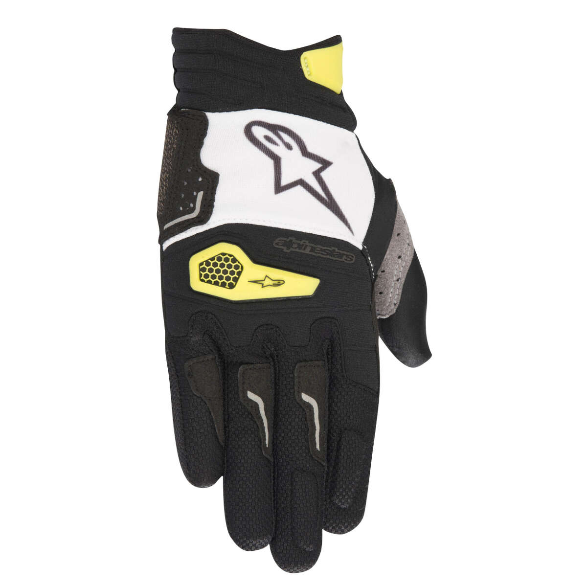 Alpinestars Bike Gloves Drop Pro White/Acid Yellow