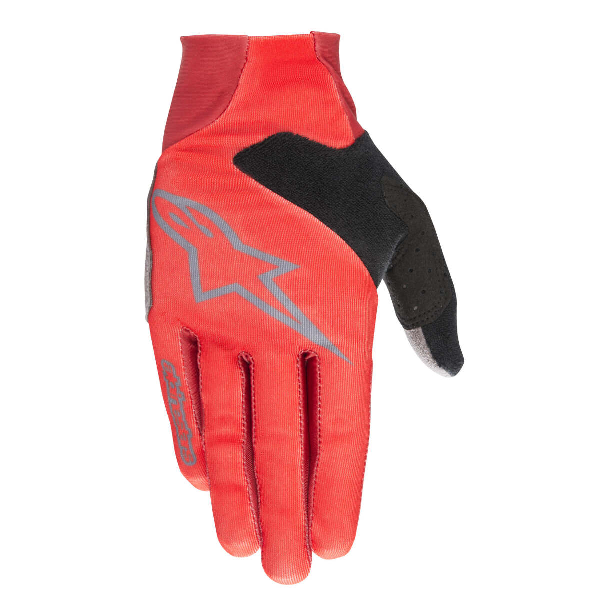 Alpinestars Bike Gloves Aero V3 Rot/Stahlgrau
