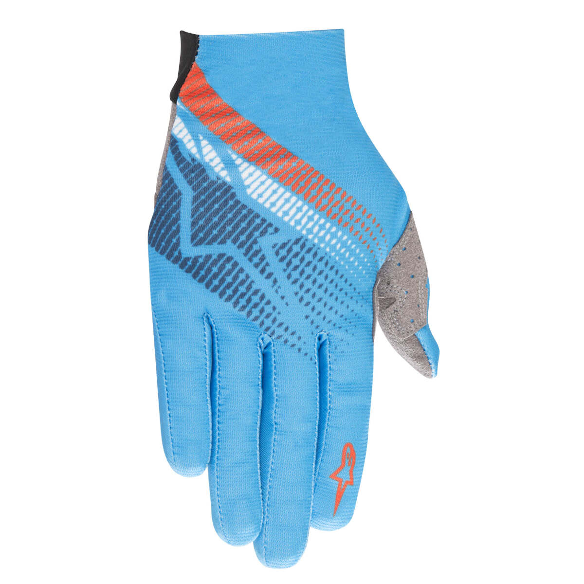 Alpinestars Bike-Handschuhe Predator Bright Blue/Poseidon Orange