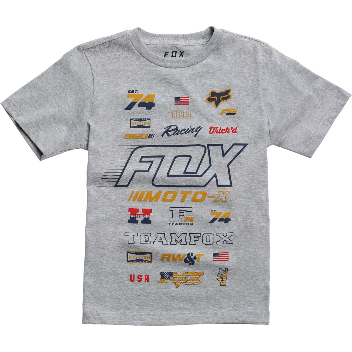 Fox Bimbo T-Shirt Edify Light Heather Grey