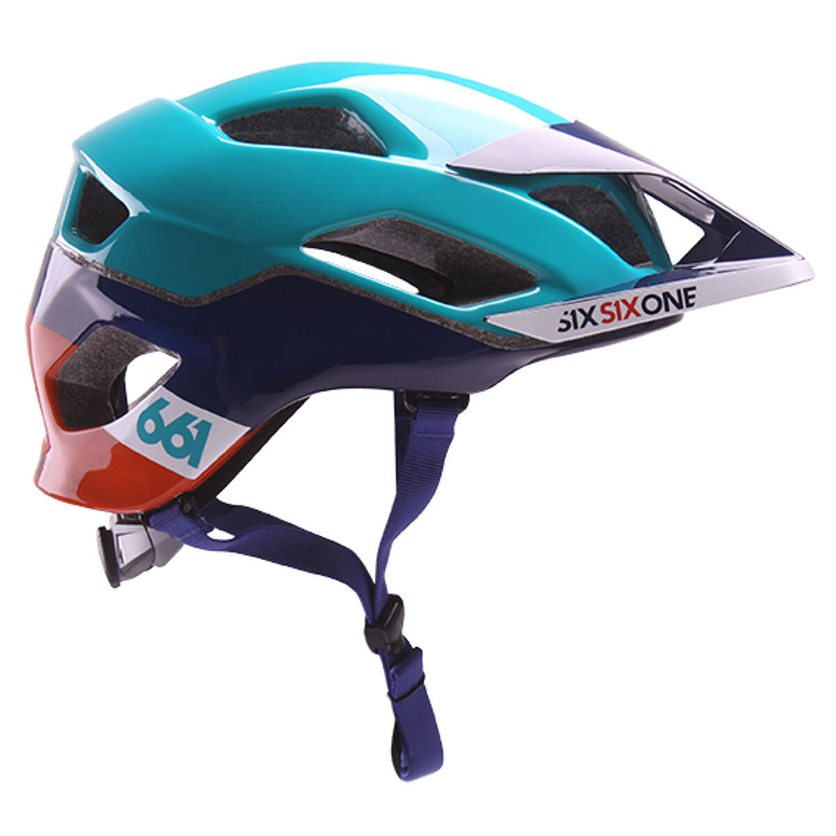 SixSixOne Enduro MTB Helmet Evo AM MIPS Orange/Blue