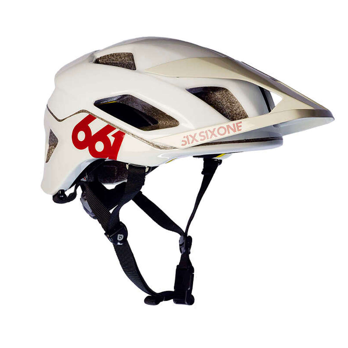 SixSixOne Enduro MTB Helmet Evo AM MIPS Tundra White