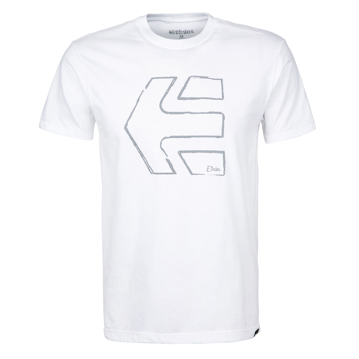 Etnies T-Shirt Sketch Outline White