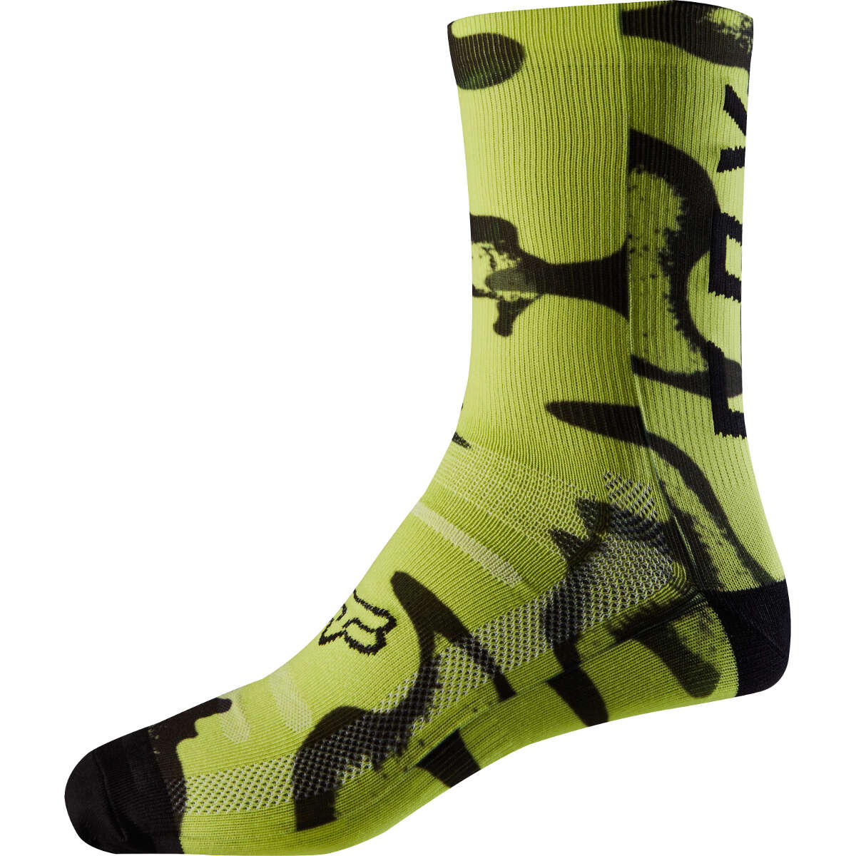 Fox Socks 8 Print Yellow/Black