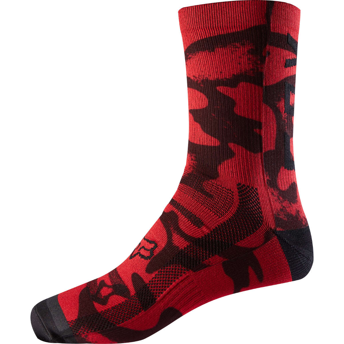 Fox Socks 8 Print Red/Black