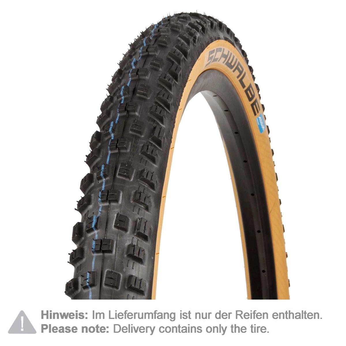 Schwalbe MTB Tire Nobby Nic HS 463 Classic Skin, 27.5 x 2.25 Inch, Evo, LiteSkin, Addix Speedgrip, Foldable